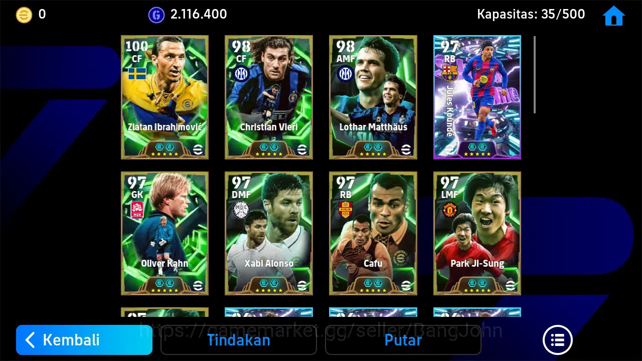 eFootball Accounts ANDROID|PW 3187|Epic Ibrahimovic, Alonso, O Khan,  image 3