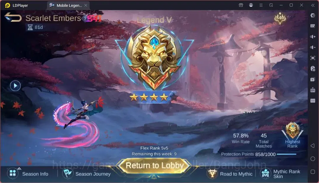 Mobile Legends: Bang Bang Accounts Global |Hero 64|Skin 64|Seasoned|Lightborn Tigreal image 13
