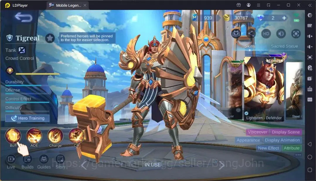 Mobile Legends: Bang Bang Accounts Global |Hero 64|Skin 64|Seasoned|Lightborn Tigreal image 15