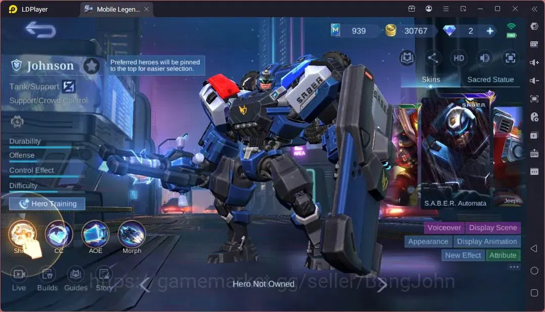 Mobile Legends: Bang Bang Accounts Global |Hero 64|Skin 64|Seasoned|Lightborn Tigreal image 16
