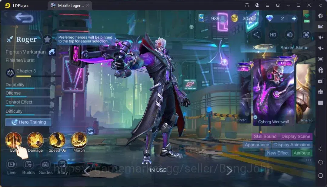 Mobile Legends: Bang Bang Accounts Global |Hero 64|Skin 64|Seasoned|Lightborn Tigreal image 19