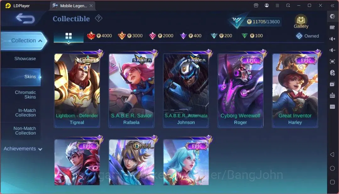 Mobile Legends: Bang Bang Accounts Global |Hero 64|Skin 64|Seasoned|Lightborn Tigreal image 7