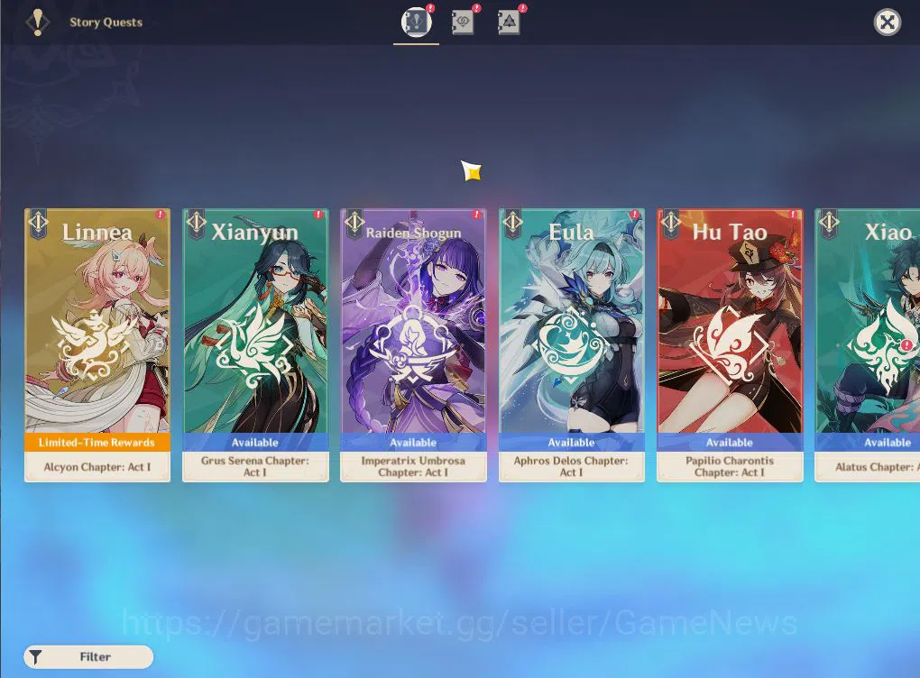 Genshin Impact Accounts End Game ASIA|AR 52|5 Limited 11