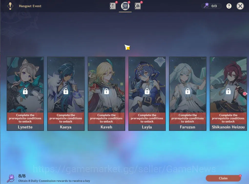Genshin Impact Accounts End Game ASIA|AR 52|5 Limited 12