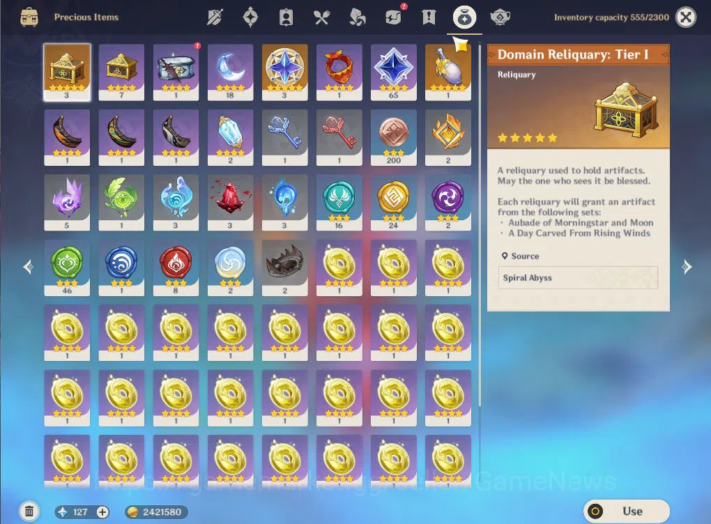 Genshin Impact Accounts End Game ASIA|AR 52|5 Limited 9