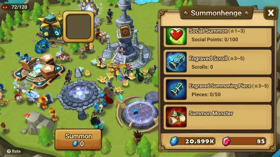 Summoners War: Sky Arena Accounts Starter GLOBAL | NB 5 TESHAR,Starter Gacha 115 12Y+160 11Y Scrool, 3 Legendary All 6