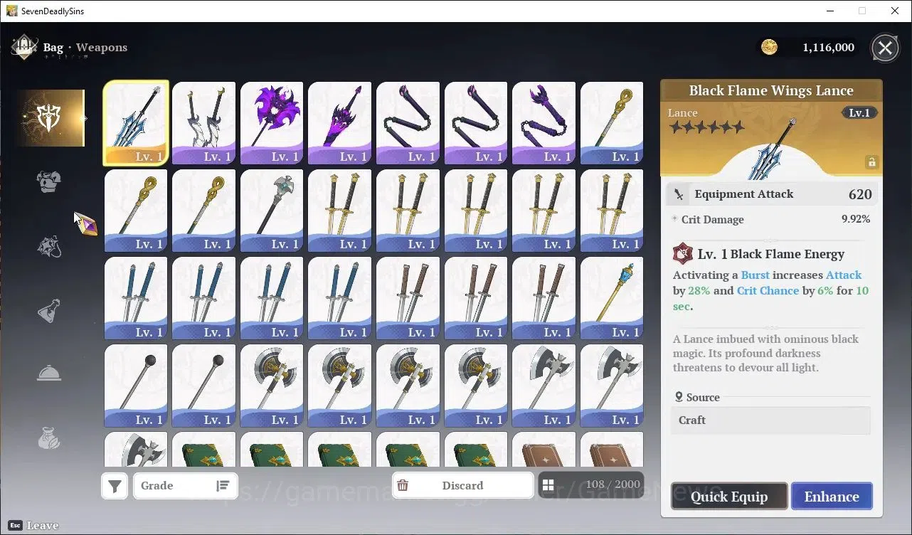 The Seven Deadly Sins: Origin Accounts EU |Fresh Starter Lv 2|4 SSR| Escanor,Diane,Guila, image 10