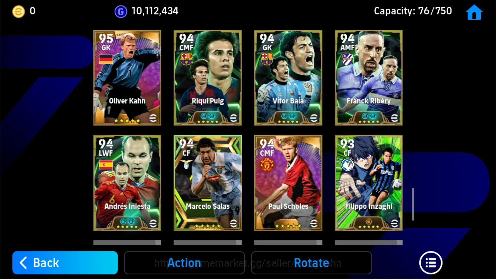 购买eFootball Accounts - Android | PW 3226 | Collab Michael