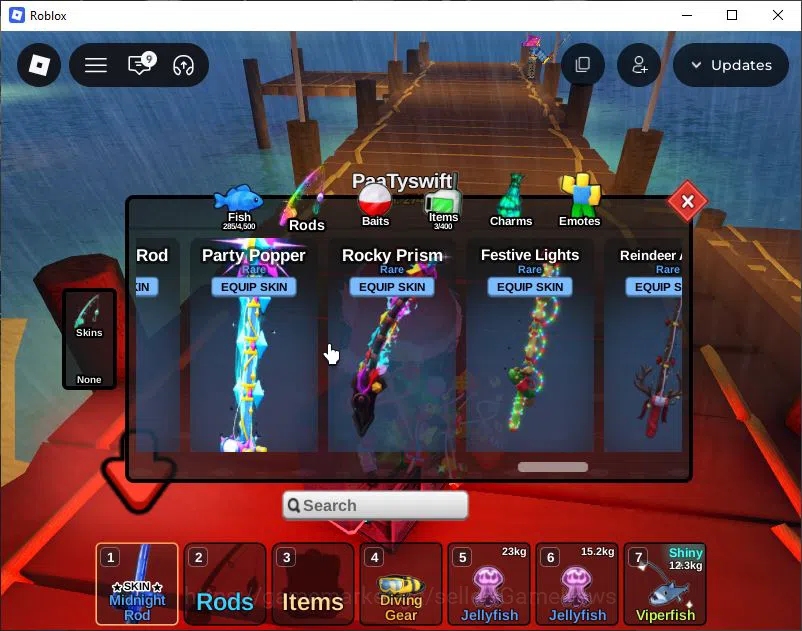 Roblox Accounts [Fish It] Lv 274 |1 Myth 3 Legend Rod (Ares + Blaz image 10