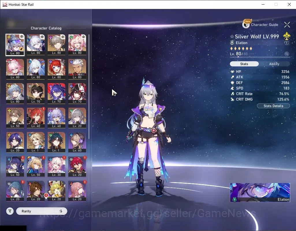 Honkai Star Rail Accounts Asia|TL 70|6,5K SJ 2 Golden Comp|13 Limited|SW 999 image 4