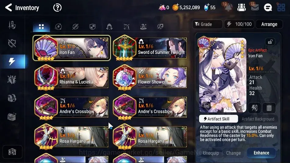 Epic Seven Accounts GLOBAL UnVerif|New Era| 2 ML(Notos,BArunka,Falen C image 15