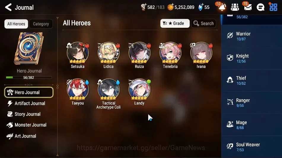 Epic Seven Accounts GLOBAL UnVerif|New Era| 2 ML(Notos,BArunka,Falen C image 7