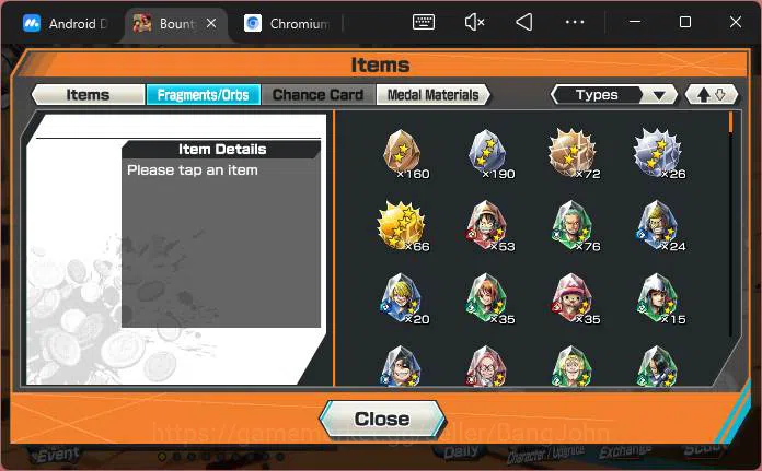 One Piece Bounty Rush Accounts Others GLOBAL|3 Ex|Legend Hero Garp,King Pirates Roger,Awaken RobLucci,Lunarian Alber,CP9 3