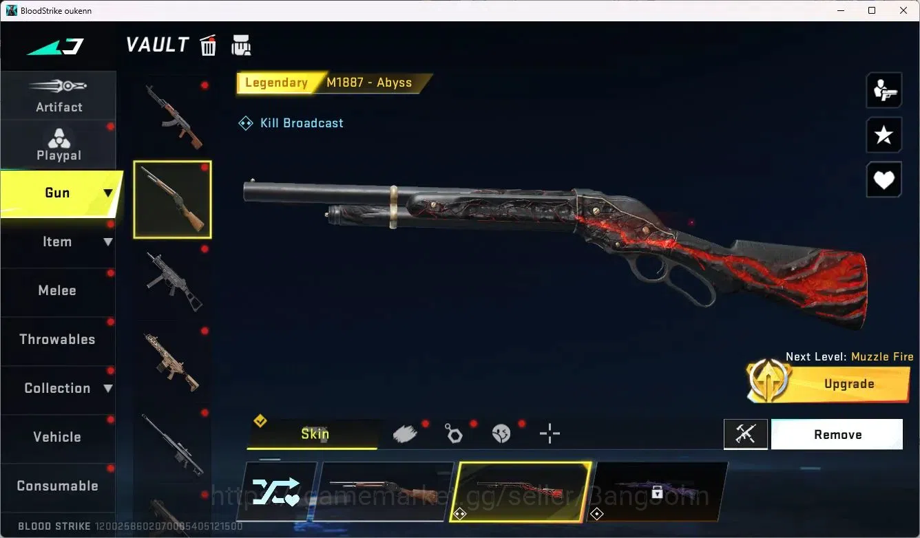 Blood Strike Accounts ASIA | Collab Uzi-Zangetsu | Limited MP7-Verdant | image 19