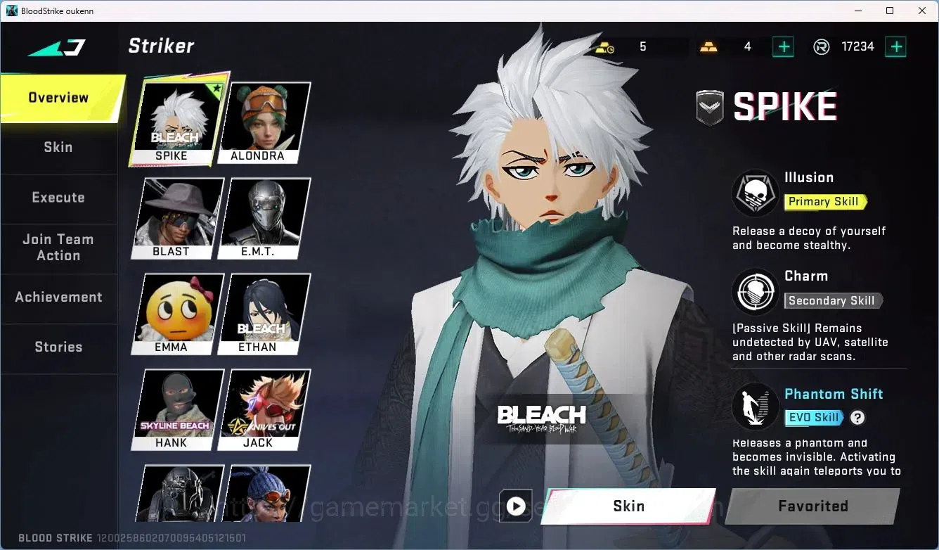 Blood Strike Accounts ASIA | Collab Uzi-Zangetsu | Limited MP7-Verdant | image 5