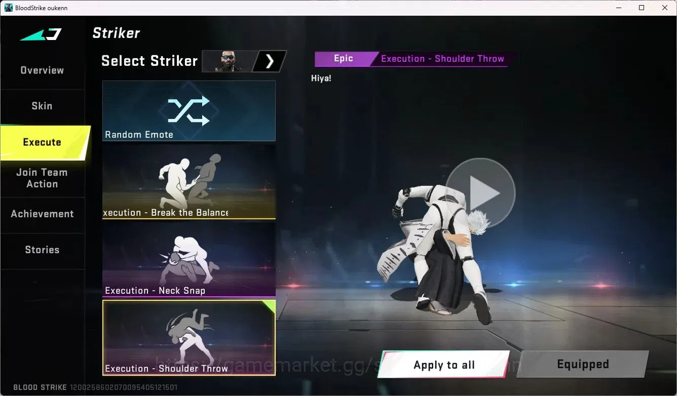 Blood Strike Accounts ASIA | Collab Uzi-Zangetsu | Limited MP7-Verdant | image 6