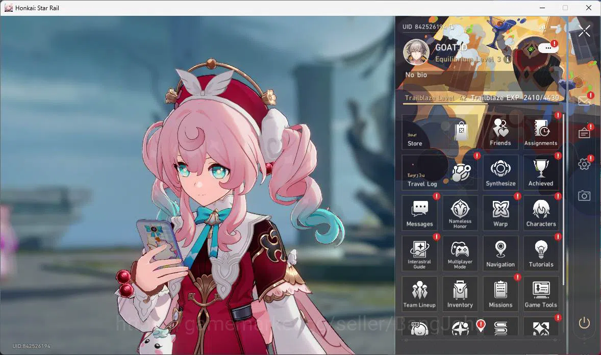 ASIA|TL 42|5 Limit|Kafka, Hyacine E1, Ruan Mei, Dan Heng Pt, Blade,etc|Check SS|MC Male|HSR307B Honkai Star Rail Others ASIA|TL 42|5 Limit|Kafka, Hyacine E1, Ruan Mei, Da image 1
