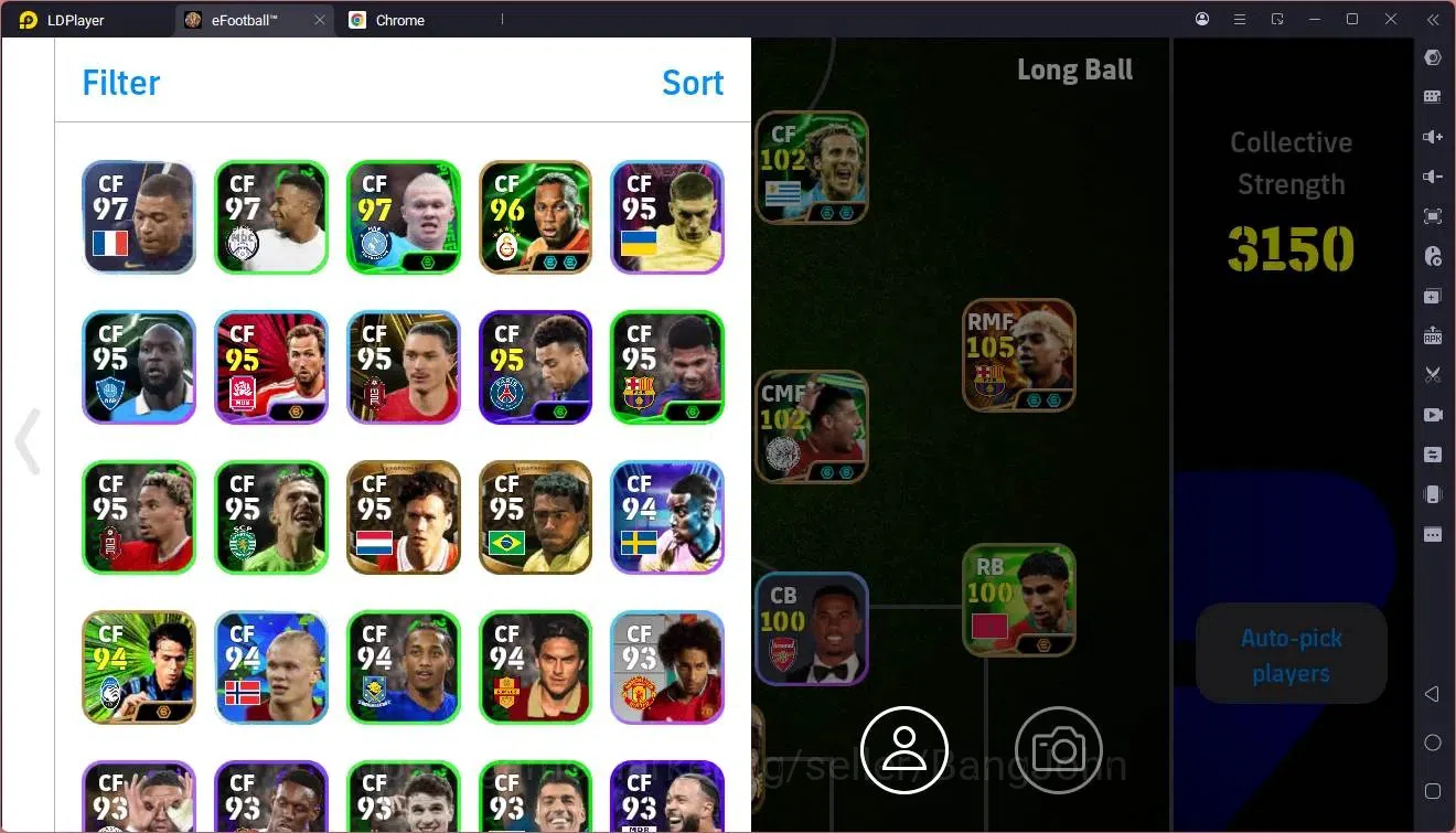 eFootball Accounts Mobile|PW 3150|Legend Pirlo,Cech Etc|Bigtime Yamal image 2