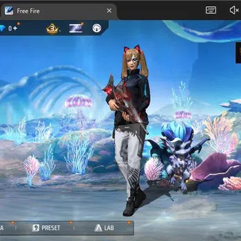 Free Fire Accounts Indonesia|Ak47 Blue Flame Draco Lv 5,SCAR Megalodo image 1