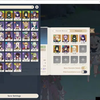 Genshin Impact Starter Asia|AR 45|4 Limit +26(*4Character)|Varka,Raiden,D image 1