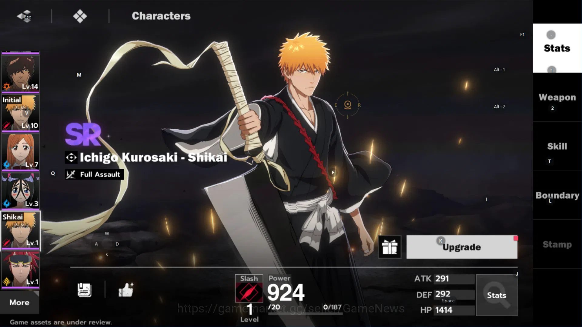 BLEACH: Soul Resonance Accounts Nuverse SEA Lv 16|2 SRR(Ichigo+Byakuya)9SR(Ichigo, image 15