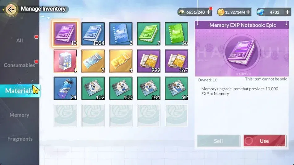 HAIKYU!! FLY HIGH Accounts SEA|Lvl 58|4K DM|7 SP [(Ushijima,Iwaizumi,Oikawa,Kuroo,Akaashi,Bokuto)+Memo,Hinata]|4UR 9