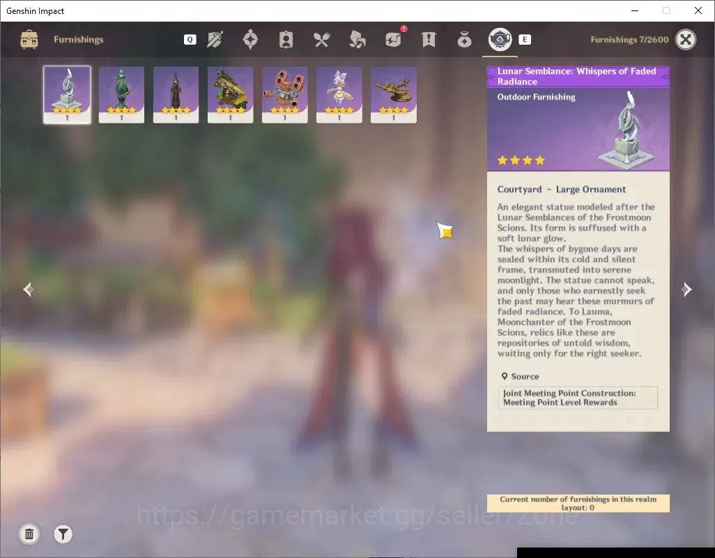 Genshin Impact Accounts ASIA|AR 51|4 Limited + 1 (5* Weapon)|Nefer,Lauma,C image 12