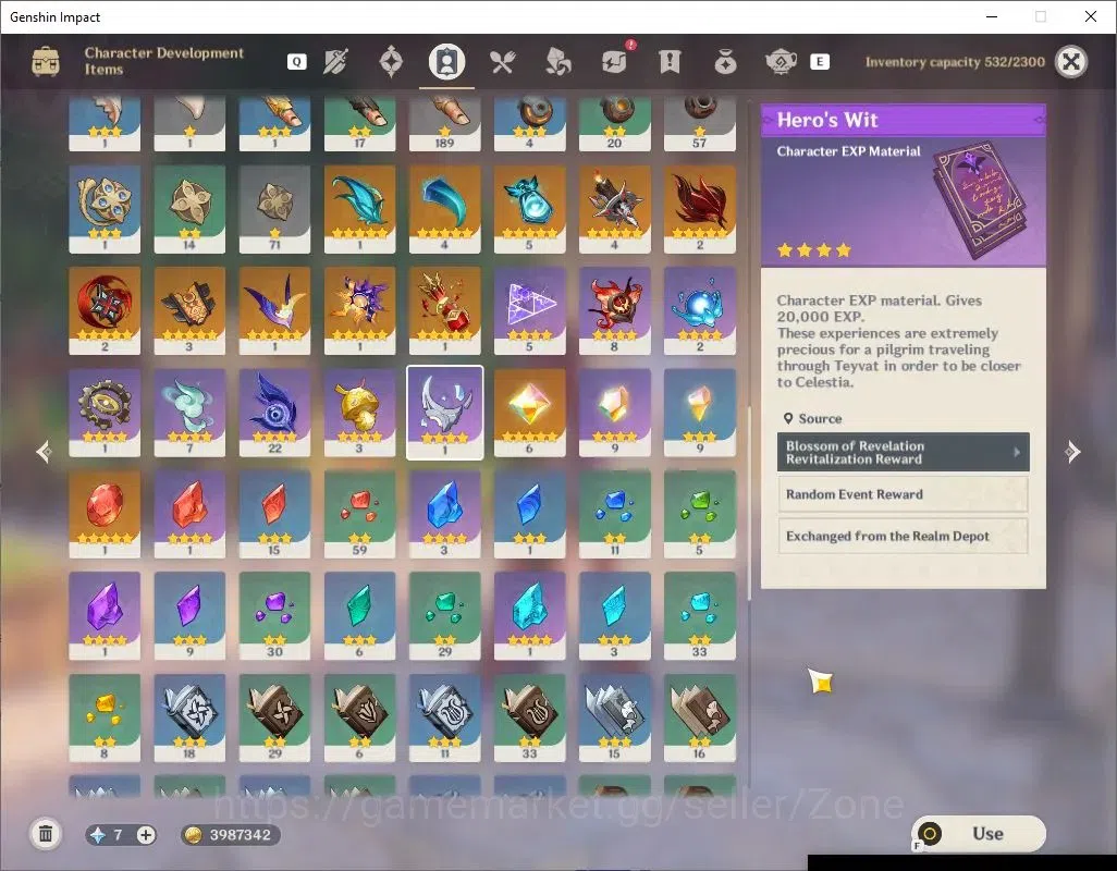 Genshin Impact Accounts ASIA|AR 51|4 Limited + 1 (5* Weapon)|Nefer,Lauma,C image 13