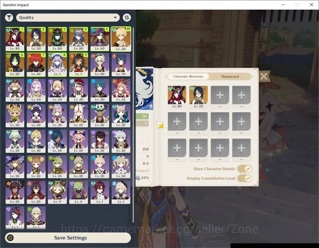 Genshin Impact Accounts ASIA|AR 51|4 Limited + 1 (5* Weapon)|Nefer,Lauma,C image 2