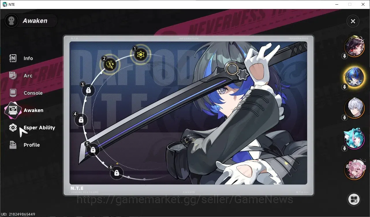 Neverness to Everness Accounts GLOBAL SEA|HL 28|Tyc 18|3 SSR| Hotori Awk 2+Sign,  image 7