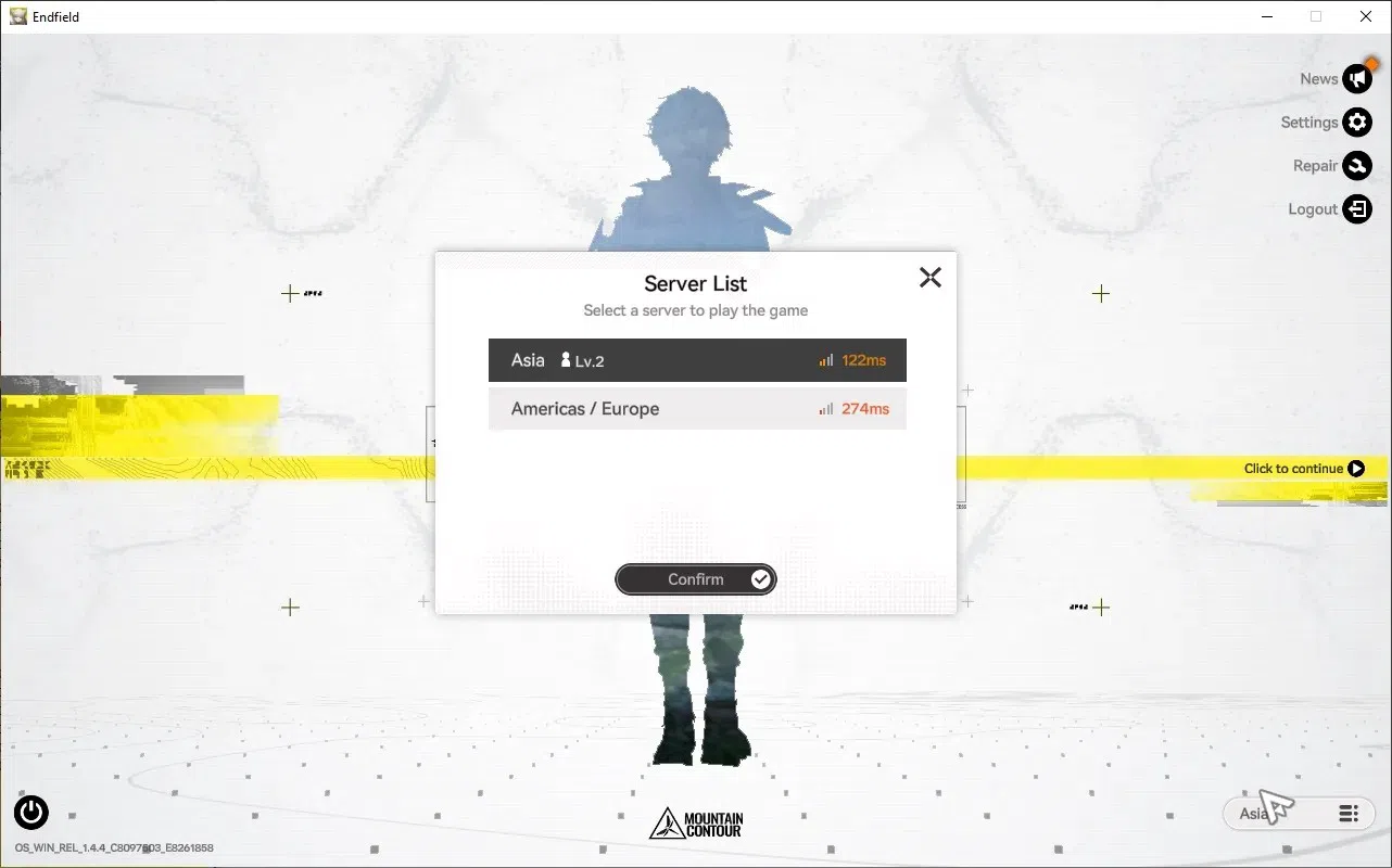 Arknights: Endfield Accounts Asia|Fresh Starter Lvl 2|2 SSR (1 Limited) + 3(*6 Weapon)|Mi Fu|1 Operator Supply|1,6k 1