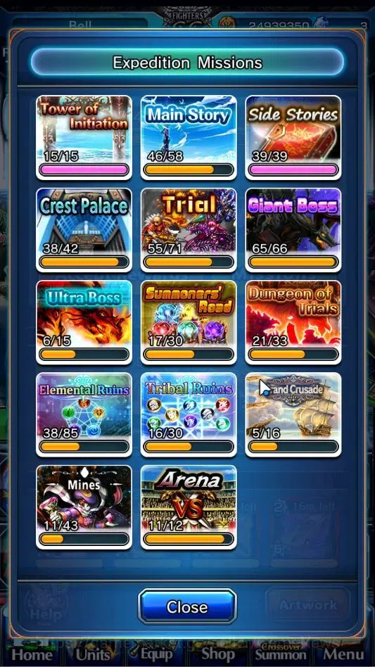 Grand Summoners Accounts End-Game Global|Rank 126|22 Ascend+11 TW|(S Miyu,T Kamijo,DL Rimuru,Fen Luck 121,Choi 8