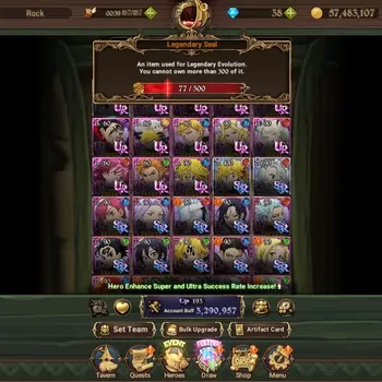 The Seven Deadly Sins: Grand Cross Accounts Endgame Global |3,2M CC|77 LS|2 LR, 13 UR|L Meli,Elizabeth,N