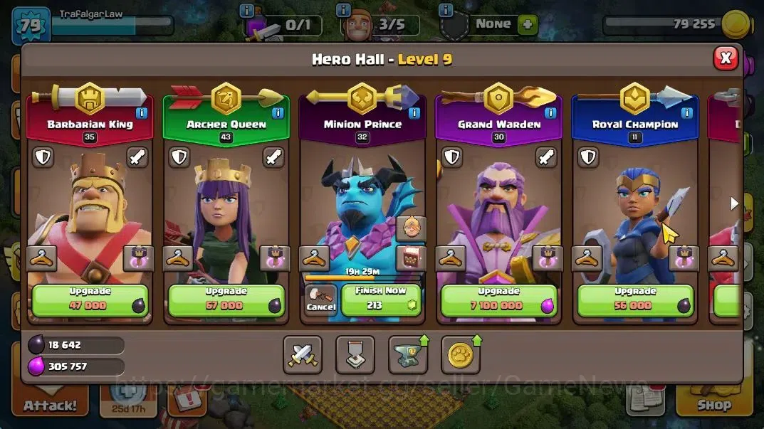 Clash of Clans Accounts TH 15 - BH 5|LV 79|HH 9|BK 35,AQ 43,GW 30,MP 32,RC image 8
