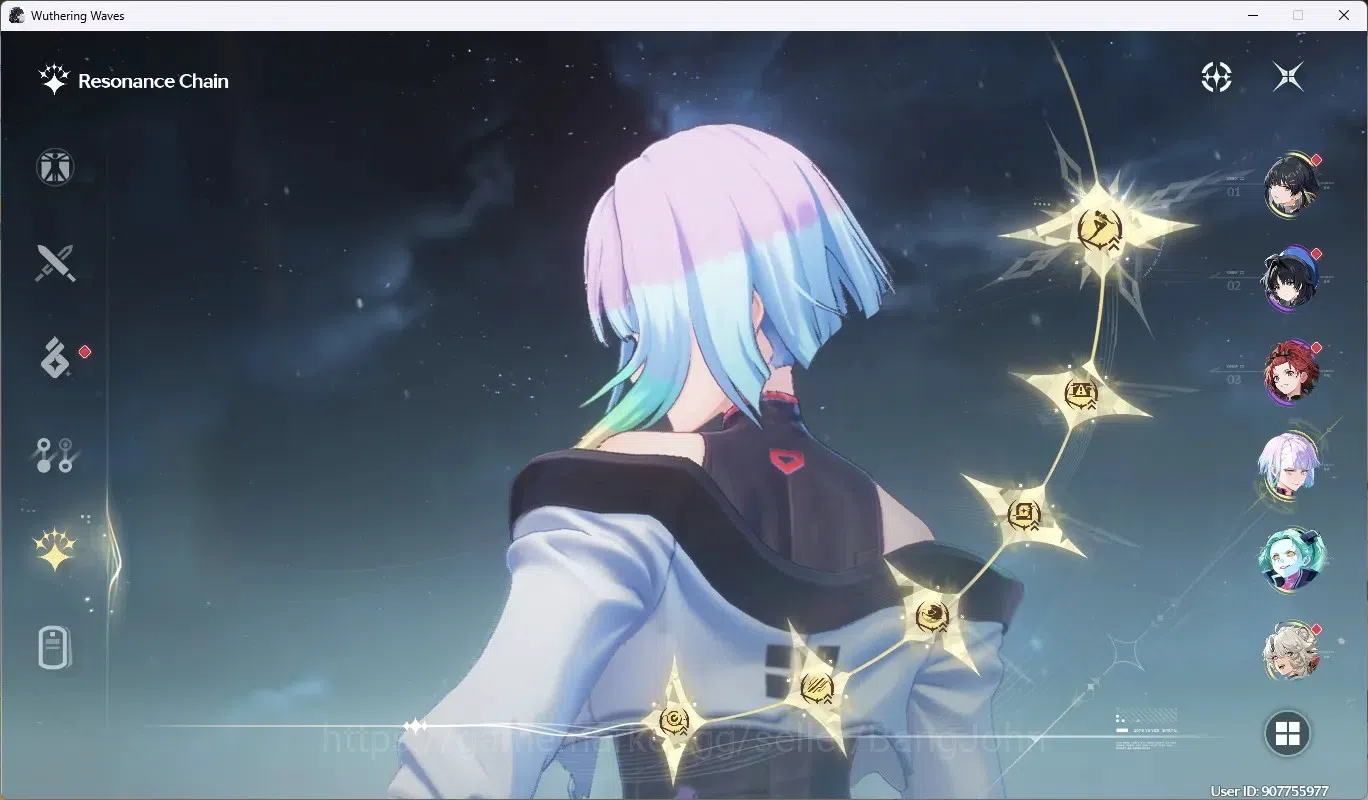Wuthering Waves Accounts Mid-Game SEA|UL 48|Rank 5|2 Char Limited [Lucy RC6, Rebecca]|Mc Female|TakeMail WW160B 3