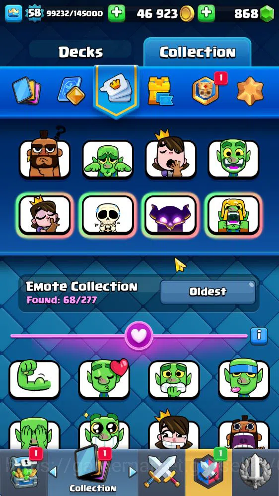Clash Royale Accounts Midgame Lv 58|Trophy 10585|KTL 15|Limited Skin|Card 118|14 EVO 5 Champ 21 Legendary 33 Epic 30 Rare |2 15