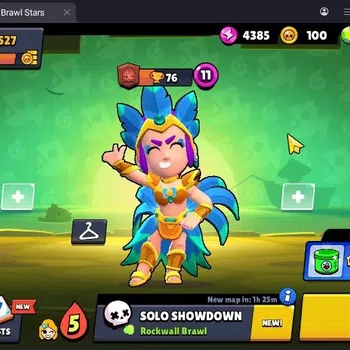 Brawl Stars Accounts Trophy 527|1 Max Hc(Shelly)|2 Mythic(Tara,Otis),3Epic(Bo,Piper,Edgar) skin + 1Collection|2999 B|Proteck