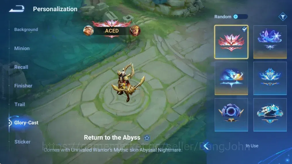 Honor of Kings Accounts Rare Skin Global|113H 286S|Mythic Lu Bu|JJK Gojo|AOT Eren&Mikasa|Bleach Ichigo&Byakuya|Ultramen 14