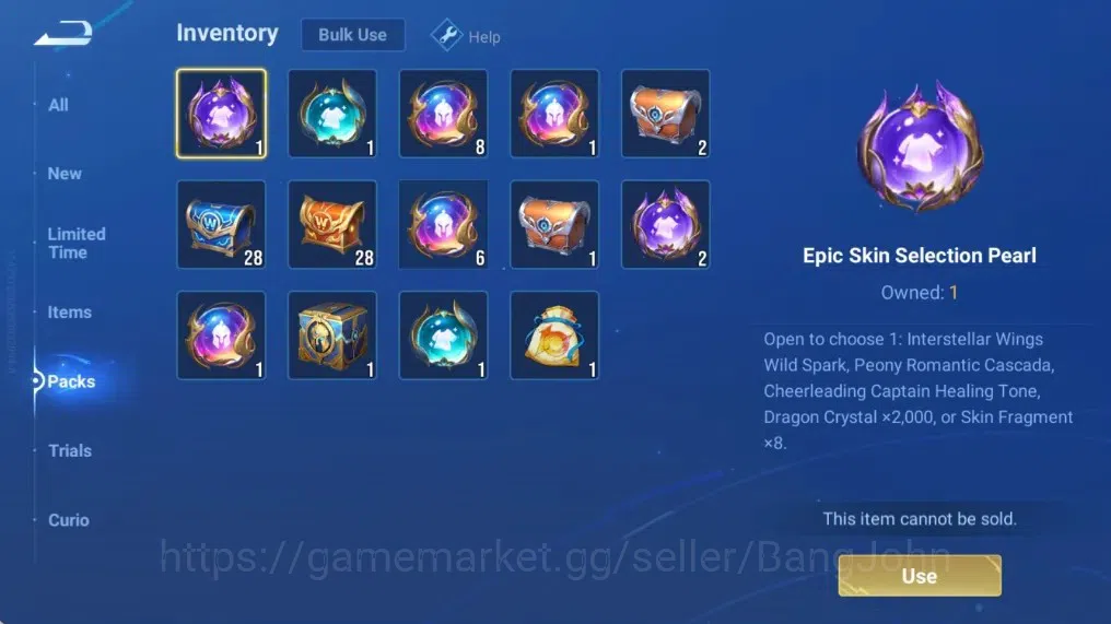 Honor of Kings Accounts Rare Skin Global|113H 286S|Mythic Lu Bu|JJK Gojo|AOT Eren&Mikasa|Bleach Ichigo&Byakuya|Ultramen 16