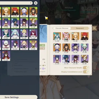 Genshin Impact Accounts Starter ASIA|AR 45|2 limited vodyanitsa sign,Varesa+4std Keqing,Qiqi,Diluc,Dehya|2*5wpn Vesna