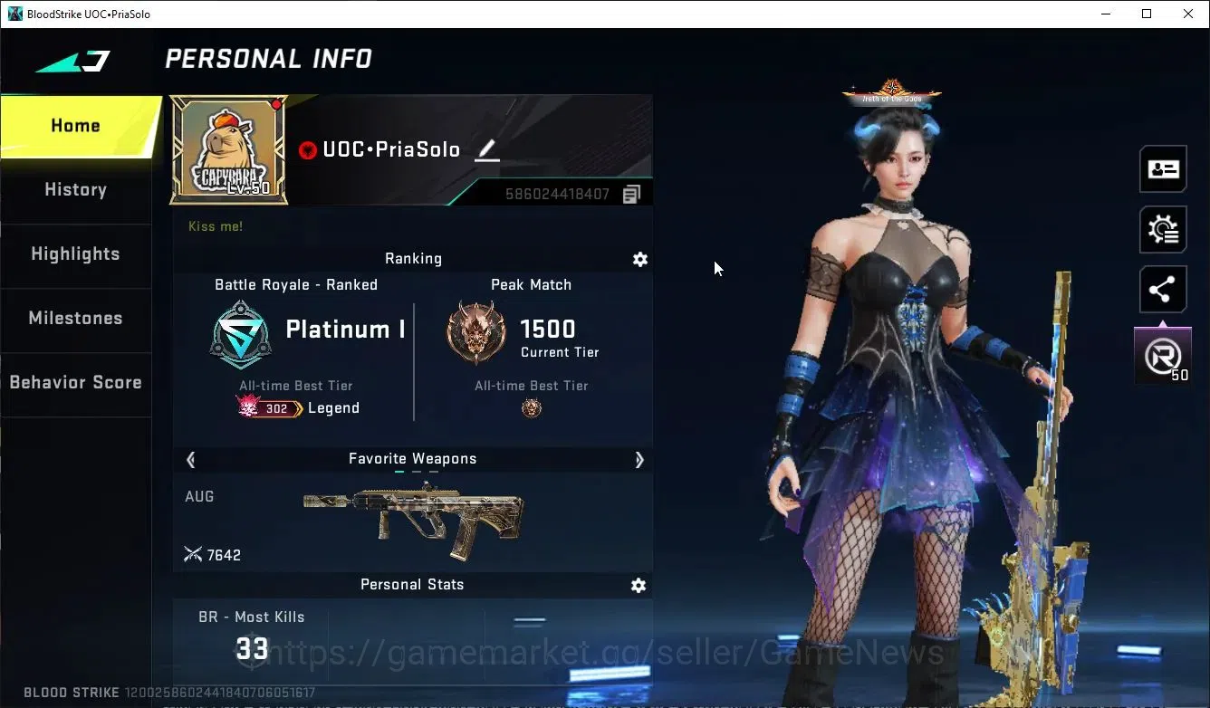 Blood Strike Accounts ASIA|ETERNAL DeAgle-Scorpio+Collab TR Jack-Takemic image 2