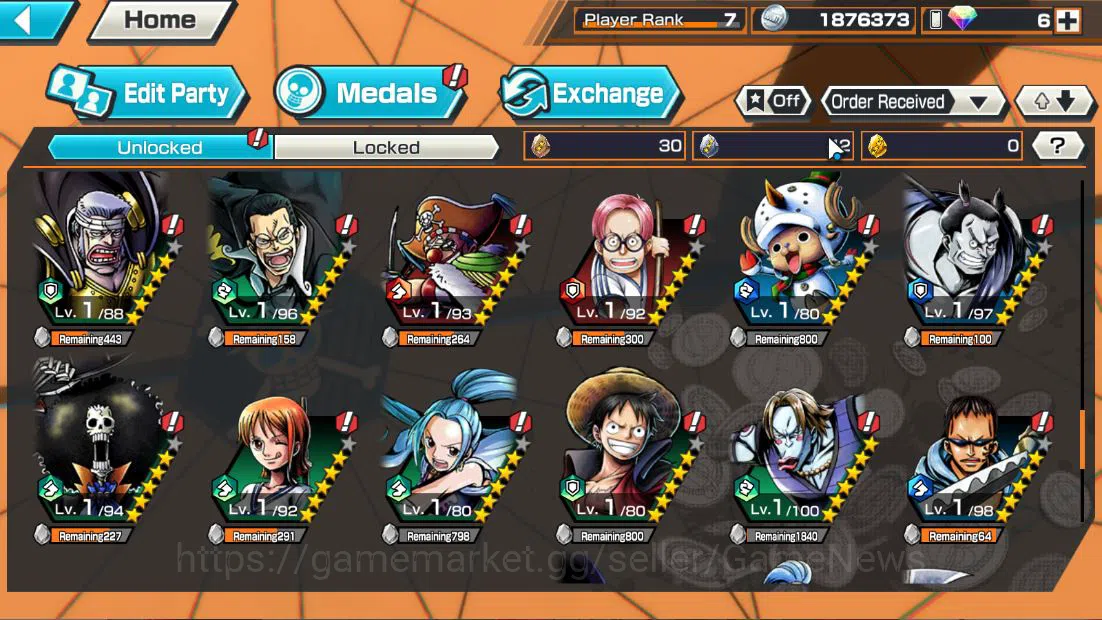 One Piece Bounty Rush Accounts Global|4EX|BMO Kaido,MWD Luffy,Great Pirate Newgat image 6