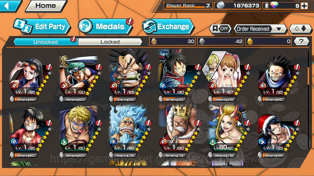 One Piece Bounty Rush Accounts Global|4EX|BMO Kaido,MWD Luffy,Great Pirate Newgat image 9
