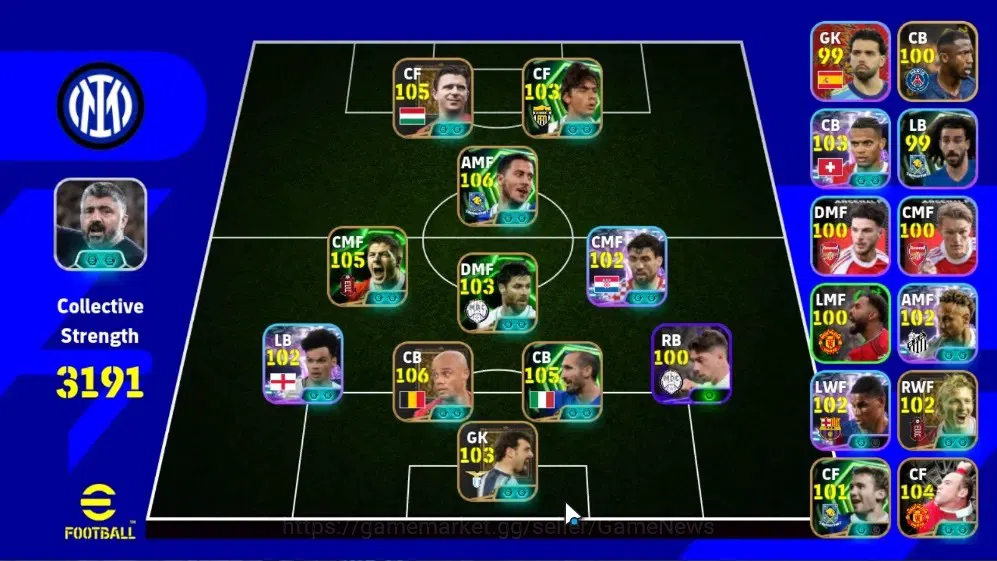 eFootball Accounts Legends & Iconic Players Android|16 Epic Vincent Kompany,Eden Hazard,Ferenc Puskas,Giorgio 1