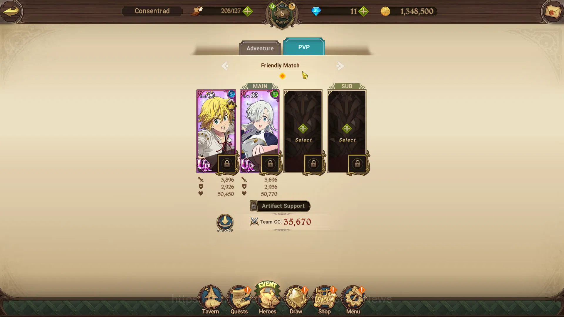 The Seven Deadly Sins: Grand Cross Accounts Global|817K CC|Starter Ch2| 1 LR+3 UR | Helbram, M image 7
