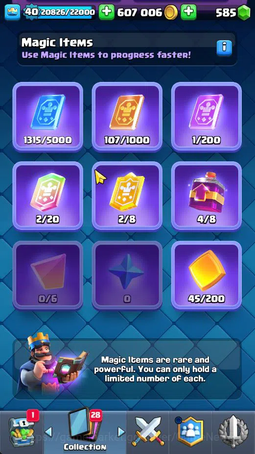 Clash Royale Accounts Lv 40|Trophy 7818|KTL 13|Limited Skin|Card 121|4 H image 14