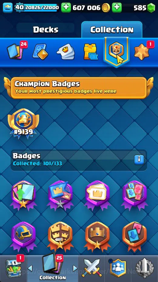 Clash Royale Accounts Lv 40|Trophy 7818|KTL 13|Limited Skin|Card 121|4 H image 17