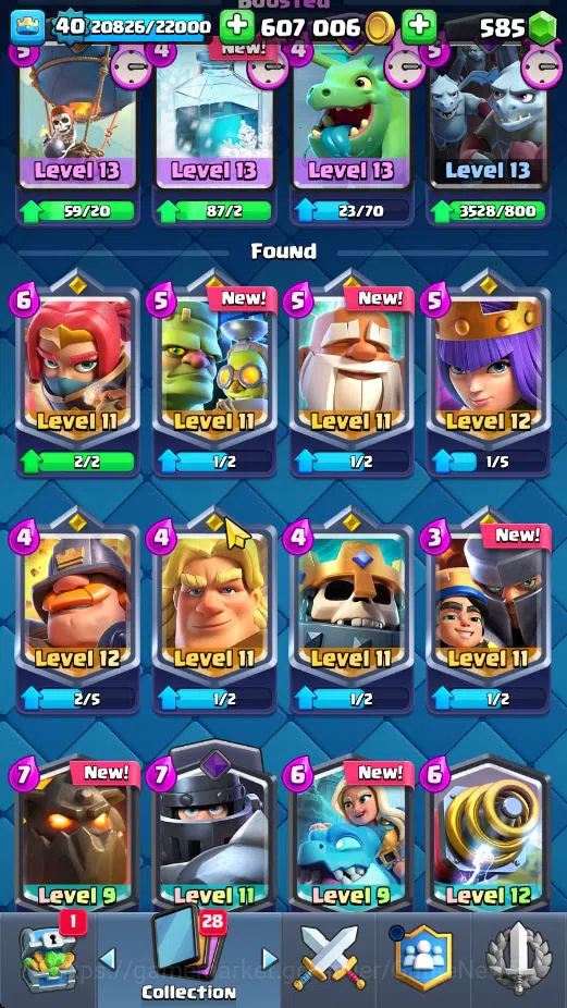 Clash Royale Accounts Lv 40|Trophy 7818|KTL 13|Limited Skin|Card 121|4 H image 5