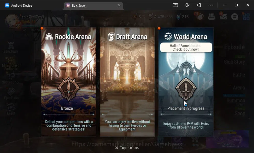 Epic Seven Accounts GLOBAL UNVERIF|9 ML(NM Luna,ConQ Lilias,SE Celine, image 16