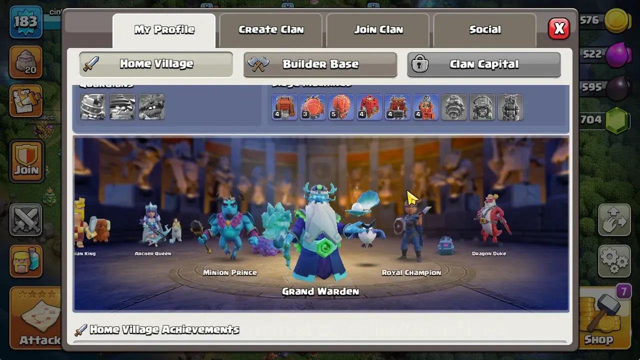 Clash of Clans Accounts TH 16-BH 10|LV 183|HH 9|BK 60,AQ 81,GW 51,MP 47,RC image 5